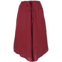 Guru-Shop Relaxhose Palazzohose, knielanger Hosenrock, Boho.. alternative Bekleidung