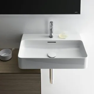 LAUFEN Waschtisch VAL 600x420, ohne Hahnloch, mit Überlauf, weiß, 81028.3, 8102830001091 H8102830001091