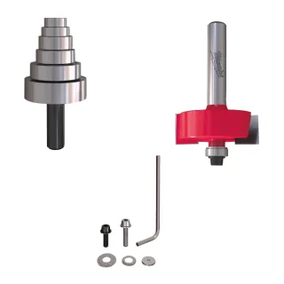 Milwaukee Vario-Falzfräser 8 mm Schaft 34,9 x 0-12,7 mm - 4932500999