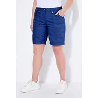 Ulla Popken Funktionshose Cargo-Bermuda Komfortbund 4-Pocket-Schnitt