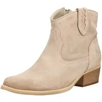 Felmini Stiefelette Veloursleder . Cowboy Stiefelette