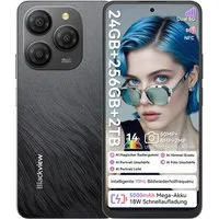 blackview Shark9 5G AI Handy (50 MP Kamera, Dual 5G, Android 14, NFC, AI-Dialog)