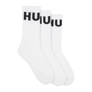 Hugo - "Iconic" Socken für Herren/Damen Unisex (3er-Pack) (Weiß)