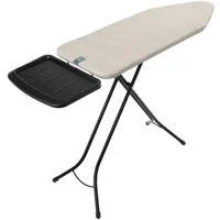Brabantia Bügelbrett Bügeltisch C, 124 x 45 cm, Dst-Ablage Solide, Bügelfläche 124x45 cm, Fairtrade-zertifiziert