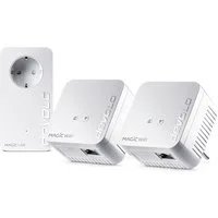 DEVOLO Magic 1 WiFi mini Multiroom Kit Reichweitenverstärker, Powerline WLAN Verstärker 3x Adapter