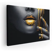 ArtMind Wandbild Golden face, Premium Wandbilder als Poster