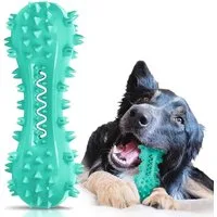 FELIXLEO Kauspielzeug Zahnbürste für Hunde Kauspielzeug Knochenform zum Bürsten Blau, (1-tlg)