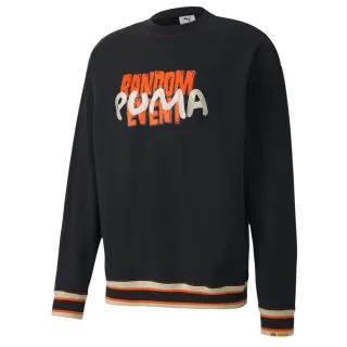 Puma x Rdet Randomevent Langarm Crew Hals Herren Schwarze Pullover 596663 01