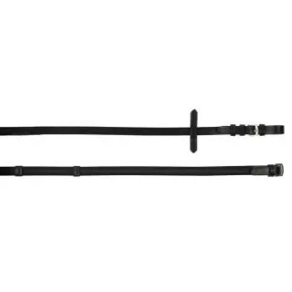 Hans Melzer Horse Equipment Hans Melzer Zügel feingummiert 15mm mit Stopper Pony