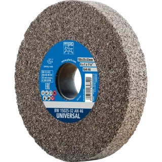 PFERD TOOLS Schleifbockscheibe Ø 150x25mm Bohrung-Ø 32mm A46 für universelle Schleifaufgaben - 39010117