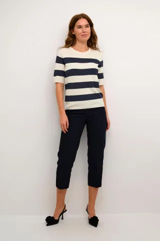 Strickpullover Regular fit blue white