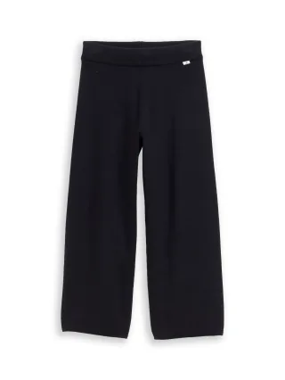 tom tailor kids - Cozy Wide Leg Strickhose sky captain blue - Gr. - 122