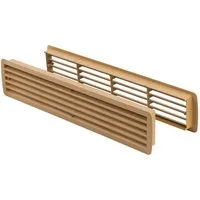 MS Beschläge Lüftungsgitter Kunststoff Türgitter 457x92mm Belüftungsgitter