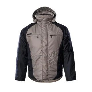 MASCOT Frankfurt Winterjacke UNIQUE Hellkhaki / Schwarz M - 12035-211-5509-M
