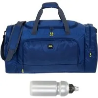 ELEPHANT Sporttasche groß Reisetasche Sport Tasche Trainer L 55 cm, 40 Liter Saunatasche Fußball Large Gym + Trinkflasche