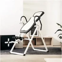 SportPlus Rückentrainer SP-INV-1200, Rückentrainer, Inversionstisch, klappbar, 4 Winkel, Fußhalterung