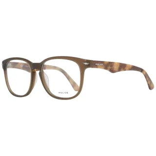 Polizei Runde Herrenbrille Braun