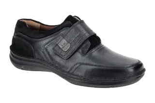 Josef Seibel Herrenschuhe 43701 in Schwarz - bequeme Schn?r Halbschuhe