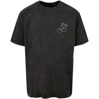 Merchcode T-Shirt Merchcode Herren Cherry Acid Washed Oversize Tee (1-tlg)