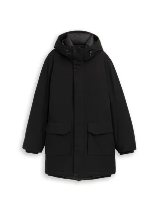 Denim Tom Tailor - Parka mit wasserabweisender Funktion black - Gr. - S