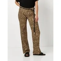 TONI Straight-Jeans Ella mit Leo-Print