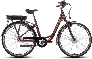 SAXONETTE "Advanced Plus" 3 Gang Shimano SHIMANO Nexus Schaltwerk Nabenschaltung Frontmotor 250 W mit Akku-Ladegerät u. integr. Rahmenschloss, Pedelec, Elektrofahrrad für Damen u. Herren