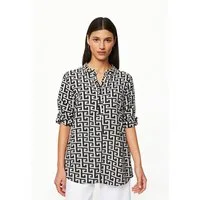 malito more than fashion Schlupfbluse Longbluse Animalprint 2310 lockere Bluse Animal Print
