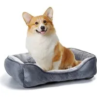 nobleza Hundematratze Hundebett für Hunde Rutschfestes Hundekorb, Superweicher Faserfüllung