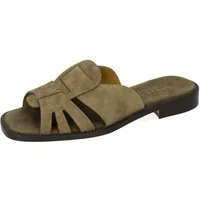 Melvin & Hamilton Everly 4 Leder-Pantoletten für Damen Pantolette Flache Absätze, Echtes Leder