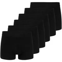 Almonu Retro Boxer 6er Pack Organic Cotton (Spar-Set, 6-St) Retro Short / Pant - Baumwolle - ohne Eingriff - Atmungsaktiv