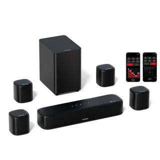 ULTIMEA Aura A60 350W 7.1CH Dolby Atmos Soundbar Surround Sound System with 8 High-performance Drivers BassMax Home Thea