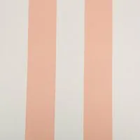 SCHÖNER LEBEN. Stoff Baumwollstoff Meterware Dekostoff Digital Streifen peach ecru 1,40m, allergikergeeignet