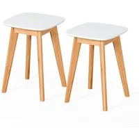 relaxdays Sitzhocker Esszimmerhocker im 2er Set (2er Set, 2 St)