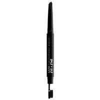 NYX PROFESSIONAL MAKEUP Augenbrauen-Stift FILL & FLUFF EYEBROW POMADE PENCIL, mit dichter Härchenbürste
