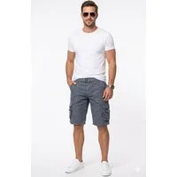 Geographical Norway Cargoshorts kurze Hose aus Baumwolle, Sommer-Bermuda (Packung, 1-tlg) Herrenshorts mit Gürtel Größe S bis 5XL