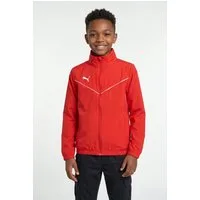 PUMA Windbreaker TEAMRISE ALL WEATHER JKT JR sportlicher Stil, mit Kapuze, mit Reißverschlusstasche, Regular Fit