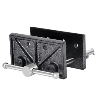 MYTEC Heavy Duty Ductile Cast Iron Bench Vise 6-3/8" Jaw Width 4-1/2" Max Opening Quick Release Industrial Workbench Cla