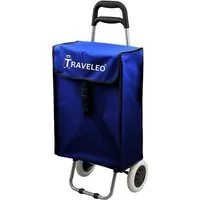 Cheffinger Einkaufstrolley 45L Einkauf Trolley Einkaufswagen Shopping Tasche Aluminium Stabil