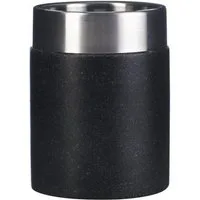 Ridder Badaccessoire-Set Aufbewahrungsbecher Stone schwarz