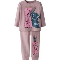 Name It Schlafanzug NMFOLINA STITCH LS NIGHTSET WDI