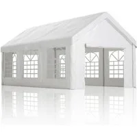 GIHAUVIA Pavillon Partyzelt Pavillons Partyzelte Festzelt 3×6m Faltpavillon Gartenzelt.