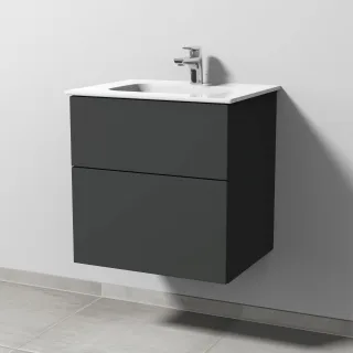 Sanipa 3way Keramik-Set Keramik-Waschtisch und Unterbau (SP479) SP4791B