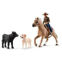 Schleich® Spielfigur FARM WORLD, Westernreiten (42578)