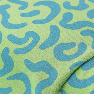 Sweatstoff "Stripes", grün/blau