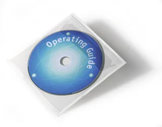 Durable POCKETFIX | 828019 | CD/DVD-Hülle - Kapazität: 1 CD/DVD