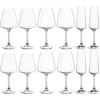 LEONARDO Gläser-Set Kelchglasset PALADINO, 12-teilig, 12-tlg., Kristallglas, spülmaschinengeeignet