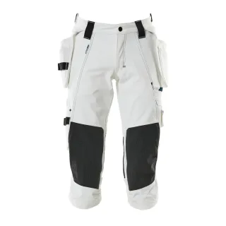 MASCOT Dreiviertel-Hose mit Hängetaschen ADVANCED Weiß 43 - 17049-311-06-C43