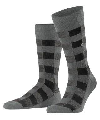 Burlington - Burlington Buffalo Check Herren dark grey - Gr. - 43