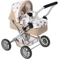 CHIC2000 Puppenwagen Smarty, Mini-Kuschelwagen, mit herausnehmbarer Tragetasche