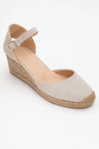 Aldea Leder-Plateauespadrille (Damen)